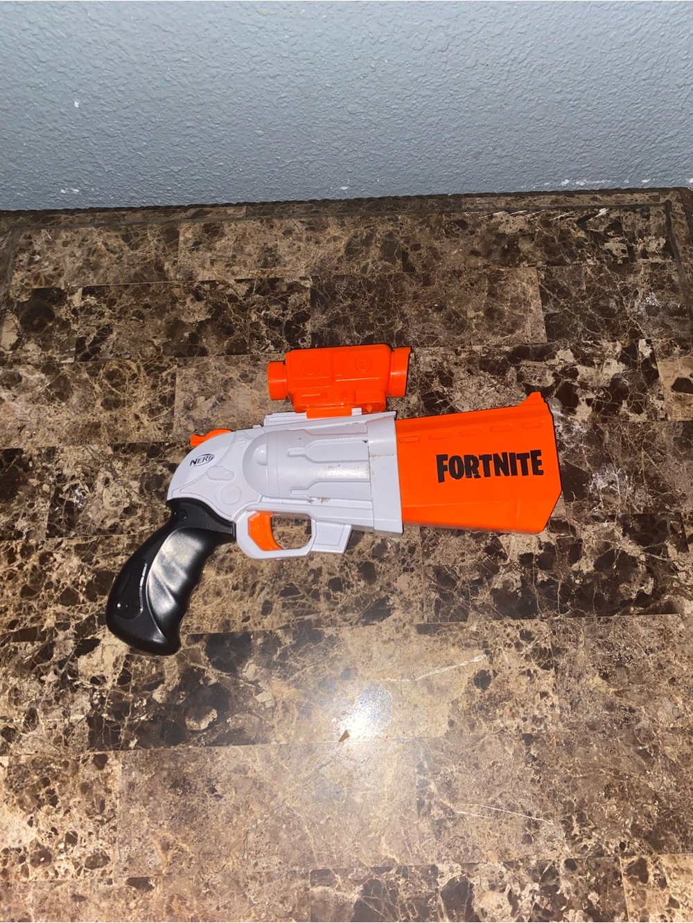 Nerf Fortnite Single-Shot Pistol Blaster - Orange/White
